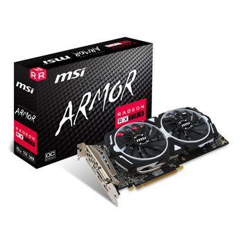 MSI AMD Radeon RX 580 8GB ARMOR 8G OC 