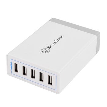 Silverstone SST-UC01W 8A 5 Port Power IQ USB Rapid Charger LN80279 ...