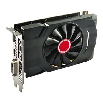 XFX AMD Radeon RX 550 4GB Dual Slot Single Fan Graphics Card LN80995 ...