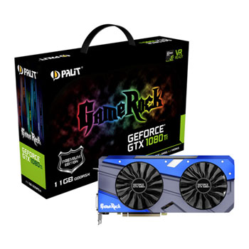 Palit NVIDIA GeForce GTX 1080 Ti 11GB GameRock Premium Graphics Card