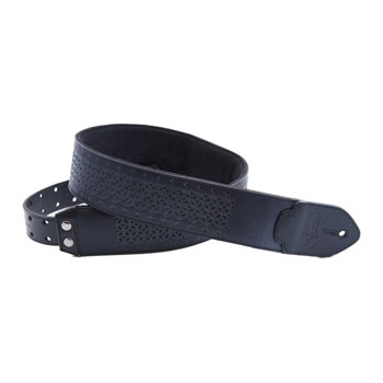 Right On Straps Leathercraft Granada Guitar Strap (Black) LN83048 ...