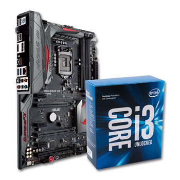 Intel i3 7350K CPU + ASUS Max VIII HERO Mobo LN83671 | SCAN UK