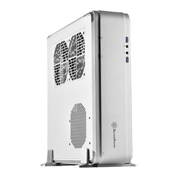 SilverStone Fortress High End Mini-ITX Silver Gaming PC Case LN86533 ...