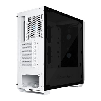 SilverStone Primera White Mid Tower Windowed PC Gaming Case LN86944 ...