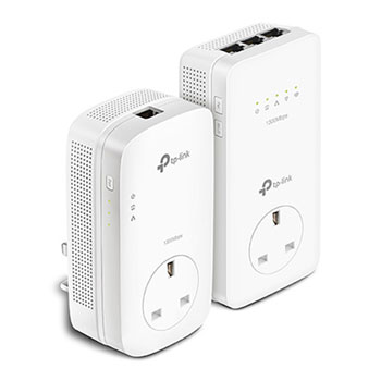 Tp Link Av1300 V2 Gigabit Mains Powerline Pass Through Wifi Kit Ln Tl Wpa8630p Kit V2 Scan Uk