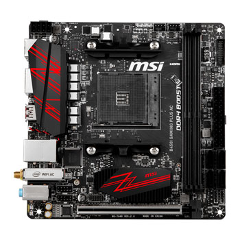MSI AMD Ryzen B450I GAMING PLUS AC WiFi AM4 Mini ITX Motherboard