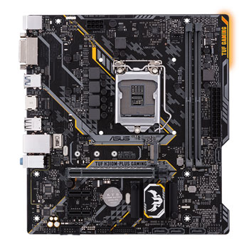 ASUS TUF Intel H310M-PLUS GAMING R2.0 9th Gen Coffee Lake Micro ATX ...