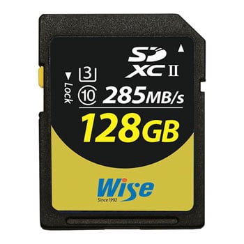 Wise 128gb Sdxc Uhs I Ii Memory Card V90 Ln Wise Sd2 128u3 Scan Uk