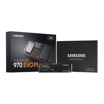 Samsung 970 EVO Plus SSD 2 TB – M.2 NVMe intern Solid State Drive