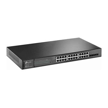 TP-LINK T1600G-28PS JetStream 24 Port Gigabit Smart PoE+ Switch LN98277 ...