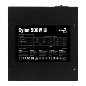 Блок питания aerocool cylon 500w обзор