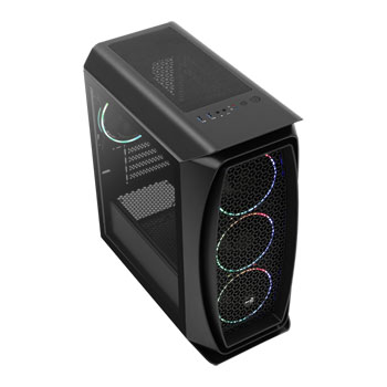 Aerocool Black Aero One Mini Eclipse Windowed PC Gaming Case LN100928 ...