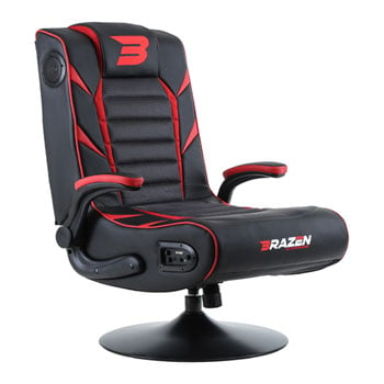 BraZen Panther Elite 2.1 Gaming Chair Black/Red LN101741 - 18057 | SCAN UK