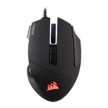  Corsair SCIMITAR RGB ELITE Gaming Mouse For MOBA, MMO - 18,000  DPI - 17 Progammable Buttons - iCUE Compatible - Black : Everything Else