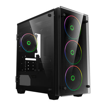 GameMax Stratos Mini ARGB Windowed MicroATX PC Gaming Case LN104799 ...