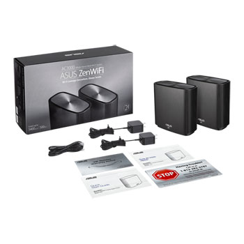 ASUS Tri-Band ZenWiFi AC3000 Home WiFi System LN104979 - ZenWiFi CT8 2 ...