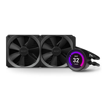 NZXT Kraken Z63 LCD 280mm Water Cooler & 2x 140mm Aer RGB ...