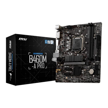 Msi b460m a pro какие процессоры поддерживает