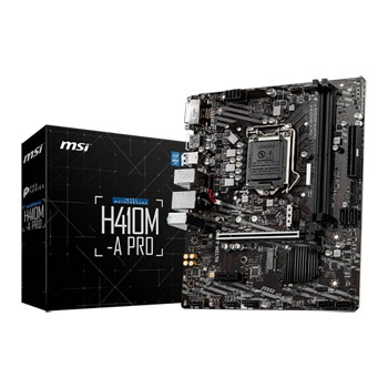 Материнская плата msi h410m a pro совместимость