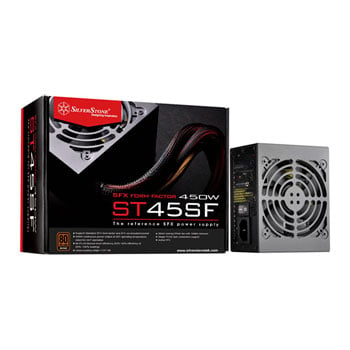 SilverStone SFX電源ユニットSST-ST45SF-V3 ブラック 激安お買い上げ