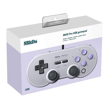 8bitdo Sn30 Pro Sn Edition Usb Wired Gamepad Ln Ret Scan Uk