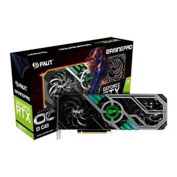 Palit NVIDIA GeForce RTX 3060 Ti 8GB GamingPro OC Ampere Graphics