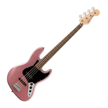 Squier - Affinity Series Jazz Bass Burgundy Mist with Laurel Fingerboard