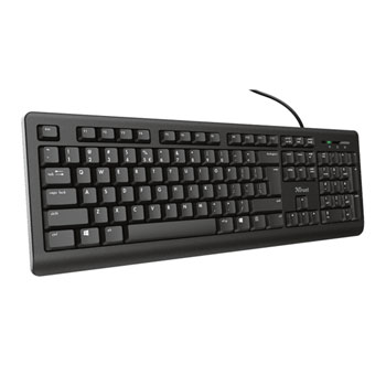 Trust TK-150 Wired Silent Keyboard LN122536 - 23984 | SCAN UK