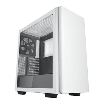 DeepCool CK500 Tempered Glass White Mid PC Gaming Case LN124414 - R-CK500-WHNNE2-G-1 | SCAN UK