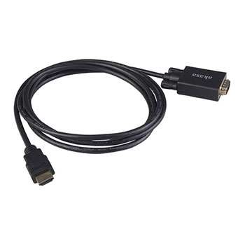 Photos - Cable (video, audio, USB) Akasa Gold Plated HDMI to VGA Adapter Cable upto 1920x1080p@60Hz 