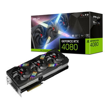  PNY GeForce RTX™ 4080 16GB XLR8 Gaming VERTO EPIC-X RGB™  Overclocked Triple Fan Graphics Card DLSS 3 : Electronics