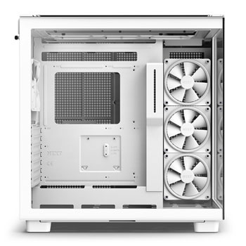 NZXT H9 Elite White Mid Tower Tempered Glass PC Gaming Case LN130561 ...