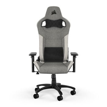 White grey gaming deals chair