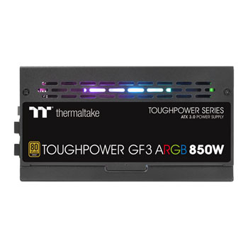 Thermaltake Toughpower GF3 ARGB 850 Watt Fully Modular PCIe Gen 5 80+ Gold  PSU/Power Supply ATX3.0