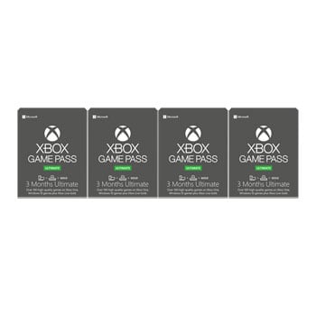Microsoft Xbox Game Pass Ultimate 12 Months (4x 3-Months) Codes