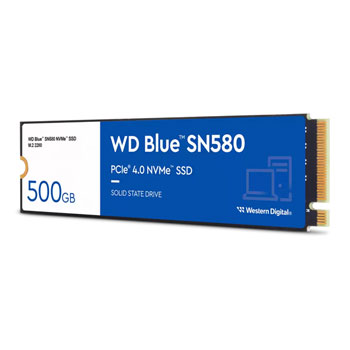 WD Blue SN580 500GB M.2 PCIe 4.0 NVMe SSD/Solid State Drive