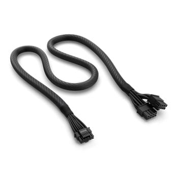 NZXT 650mm Sleeved 12VHPWR PSU Cable LN138892 - BB-CG1BB | SCAN UK