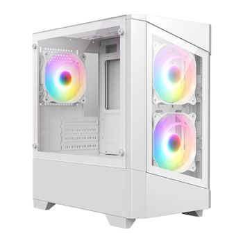 CiT Level 1 White Tempered Glass MicroATX Case LN139333 - CIT-LEVEL1-GW ...