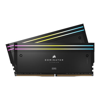 Corsair DOMINATOR Titanium RGB Black 32GB 6600MHz DDR5 Memory Kit