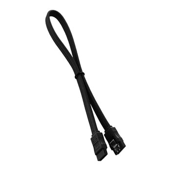 CableMod ModFlex 30cm Black Sleeved SATA 3 Cable LN140729 - CM-CAB-SATA ...