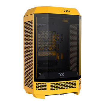 Photos - Computer Case Thermaltake The Tower 300 Bumblebee Micro Tower Tempered Glass PC Gami 
