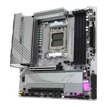 Gigabyte AMD Ryzen B650M AORUS ELITE AX ICE AM5 DDR5 microATX ...