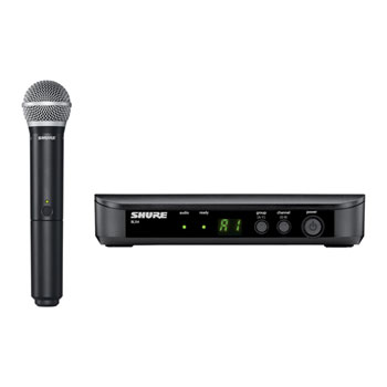 Open Box Shure BLX Wireless Systems w PG58 Microphone