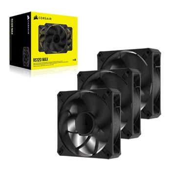 CORSAIR RS120 MAX 120mm PWM Thick Fans - Triple Pack LN147715 - CO ...