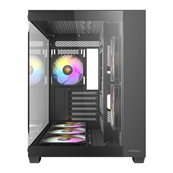 Antec CX800 RGB Elite Mid Tower Tempered Glass Black PC Gaming Case ...