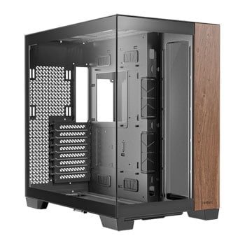 Antec C8 Wood Full Tower Tempered Glass PC Gaming Case Black LN149686 ...