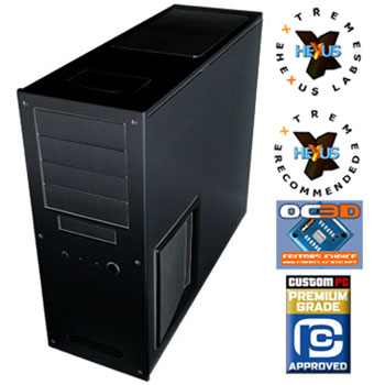 Silverstone Tech. Black Aluminium Tower Computer Case