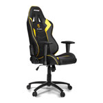 AKRacing Team Dignitas Edition Max Gaming Chair in Black Yellow PU