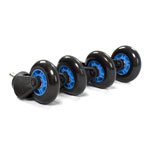 AKRacing AK ROLLCAST BL Rollerblade Casters Blue 5 Pieces LN74184