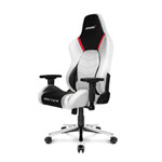 AK Racing White Artica Gaming Chair in Faux Leather LN80941 AK